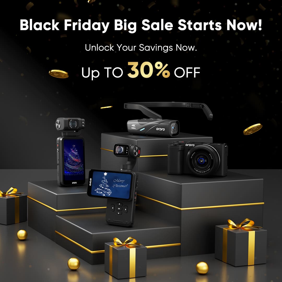 Black Friday Big Sale Cameras ORDRO