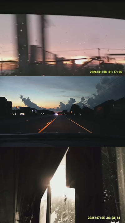 Road trip and train ride vlog at sunset, shot on the ORDRO HDV-V12 1080P camcorder.