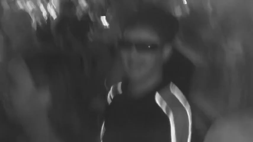 Load video: ORDRO V12 infrared night vision camcorder footage showing friends dancing at a nighttime party, captured in black and white using IR night vision mode.