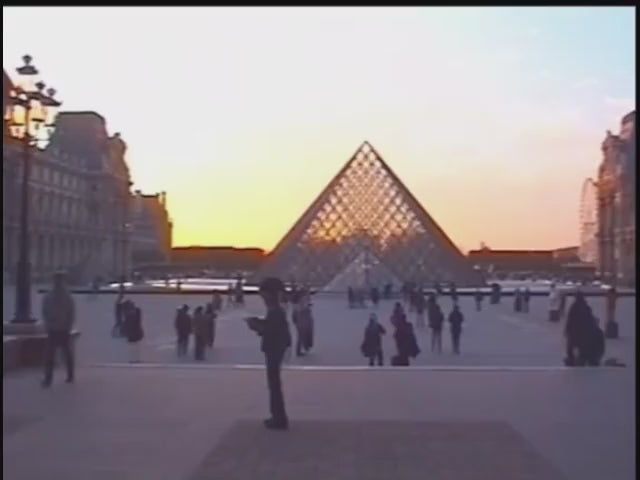Load video: Retro-style Paris travel footage shot on the ORDRO V12 1080P camcorder, featuring the Eiffel Tower, city streets, and nostalgic 2000s video aesthetics.