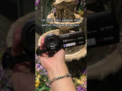 Videocamera ORDRO HDV-V12 Videocamera Videocamera digitale Youtube Vlogging Registratore videocamera （standard）