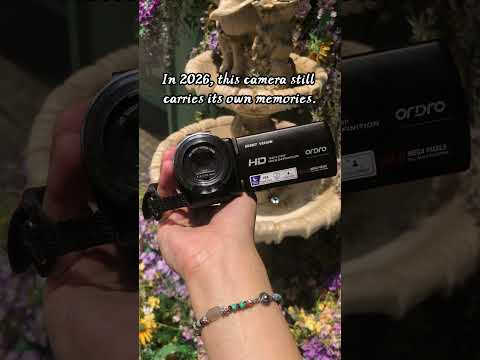 Videocamera ORDRO HDV-V12 Videocamera Videocamera digitale Youtube Vlogging Registratore videocamera （standard）