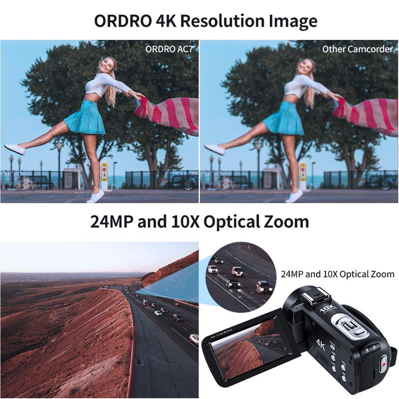 ORDRO HDR-AC7 YouTube Camcorder - Ordro