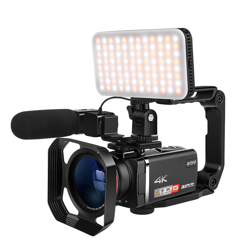 ORDRO AX60 3,5-Zoll-IPS-Touchscreen-4K-Videokamera-Kit