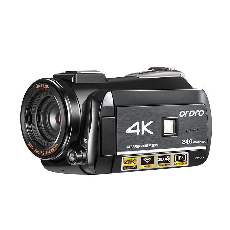 ORDRO HDR-AC3 Night Vision 4K Camcorder - Ordro