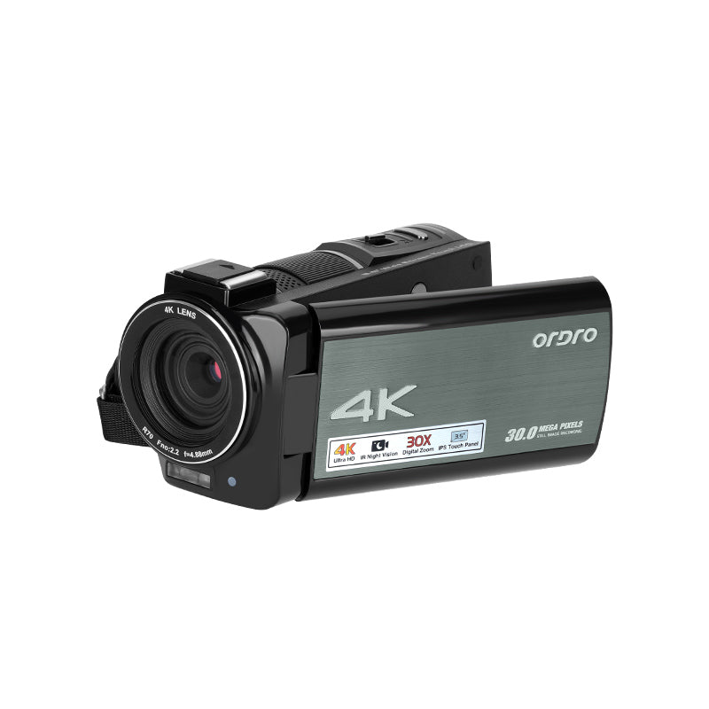 ORDRO HDR-AE8 Infrared Night Vision Digital 4K Camcorder  Use the hands of  the video camera, recording life scenery