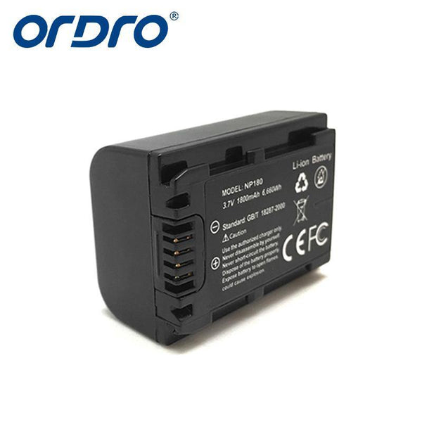 ORDRO NP180 Camcorder Battery | Use the hands of the video camera ...