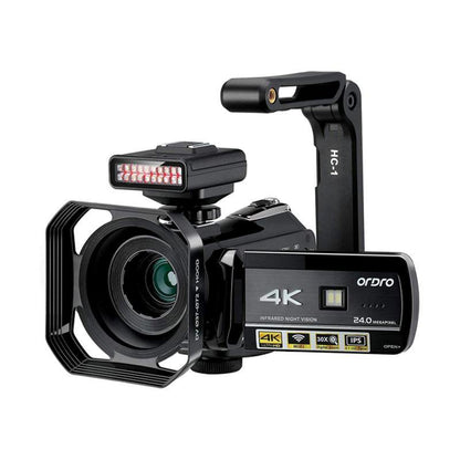 ORDRO HDR-AC3 Ghost Hunting IR Night 4K Camcorder - Ordro