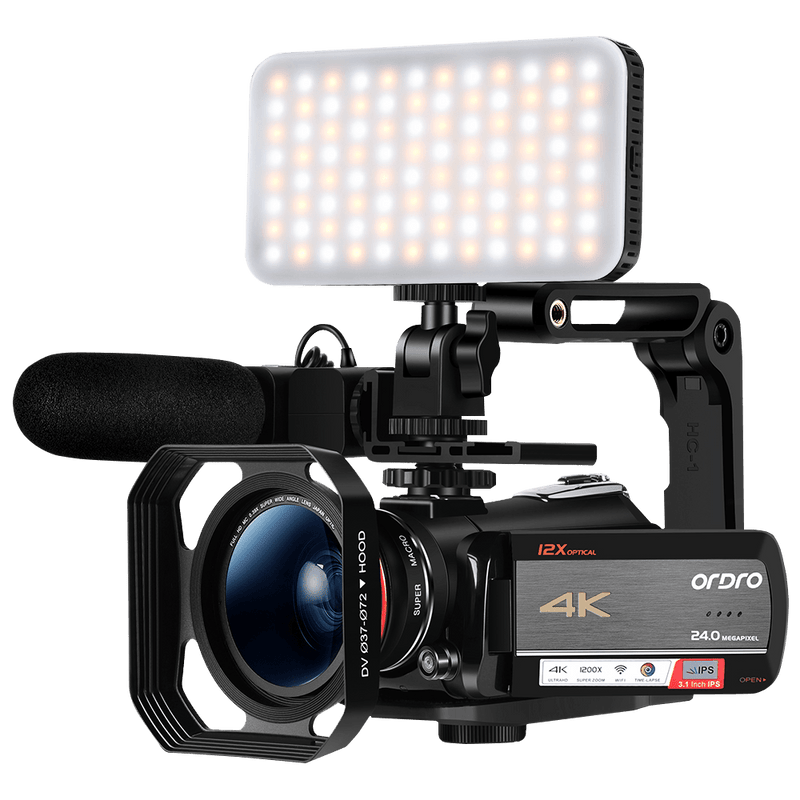 ORDRO HDR-AC5 Vlogging 4K Camcorder Kit - Ordro