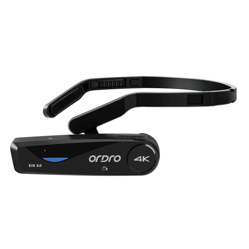 كاميرا فيديو ORDRO EP6 Plus POV Vlog مع بطاقة Micro 64G SD + جهاز تحكم عن بعد ذكي